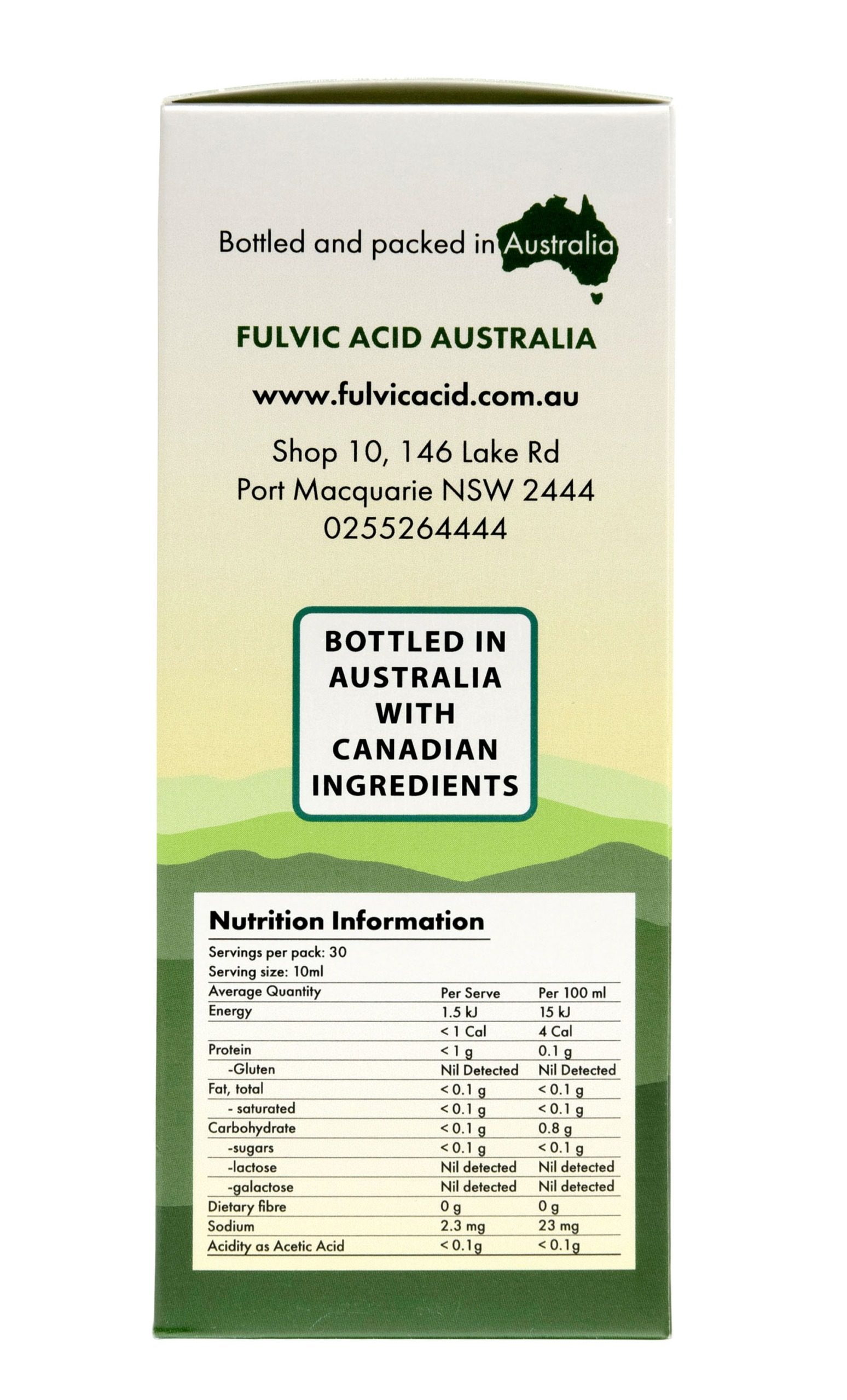 Fulvic Liquid 30 days supply of 300ml