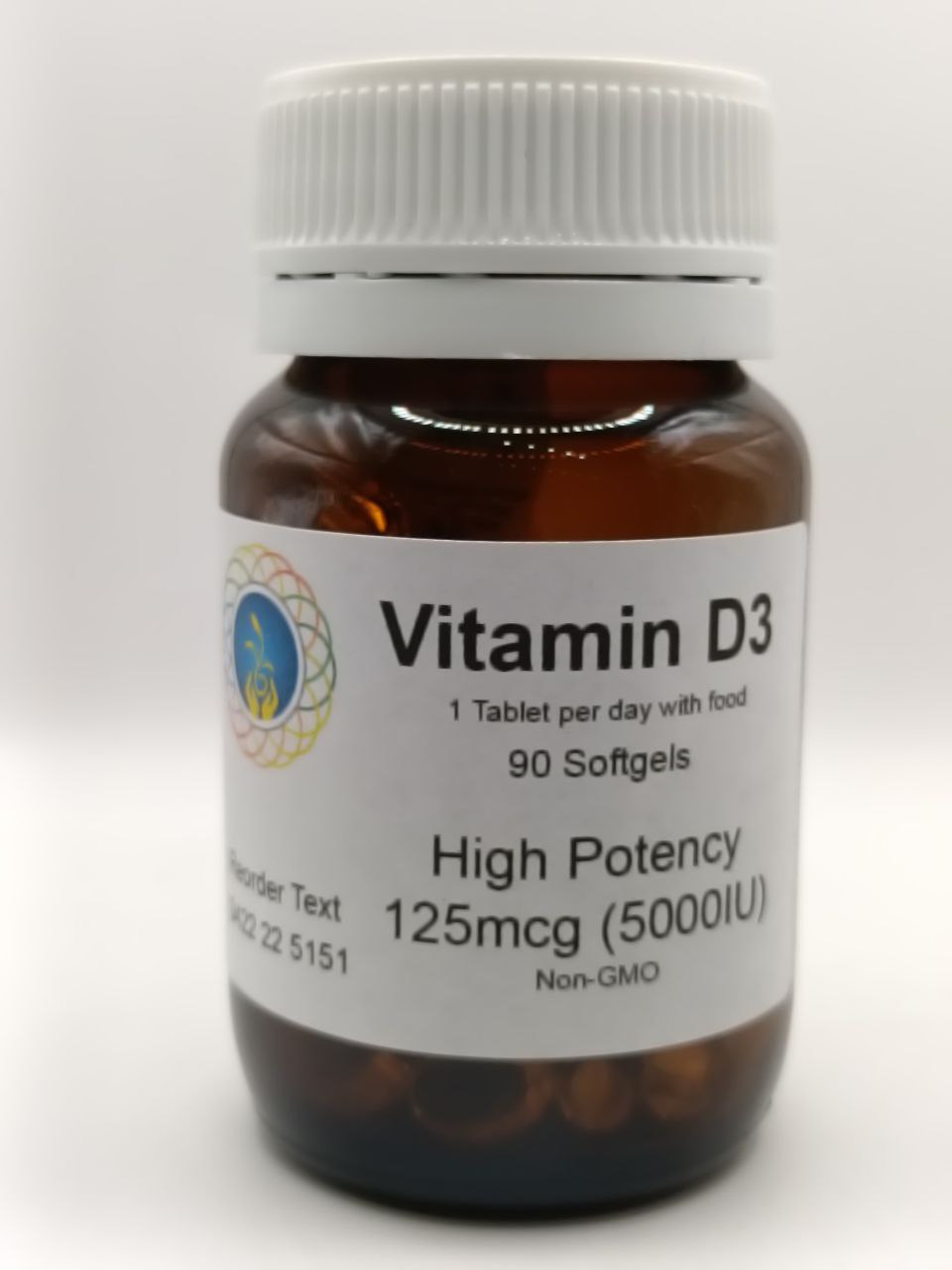 Vitamin D3 5000IU 90 Soft Gels